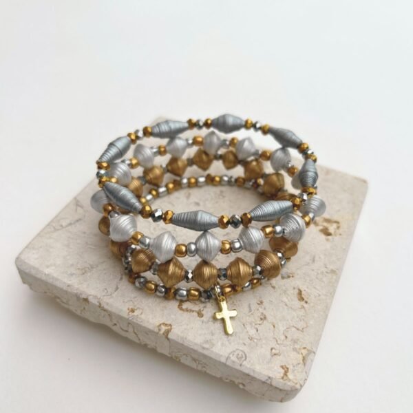 Aniah Paper Bead Bracelet Set